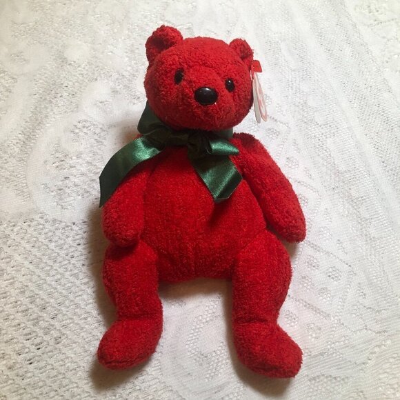 Ty Beanie Babies Mistletoe the Bear Vintage 2000 - Picture 3 of 7